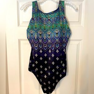 Multi colored 1 piece swimsuit from Studio Works — 20 W